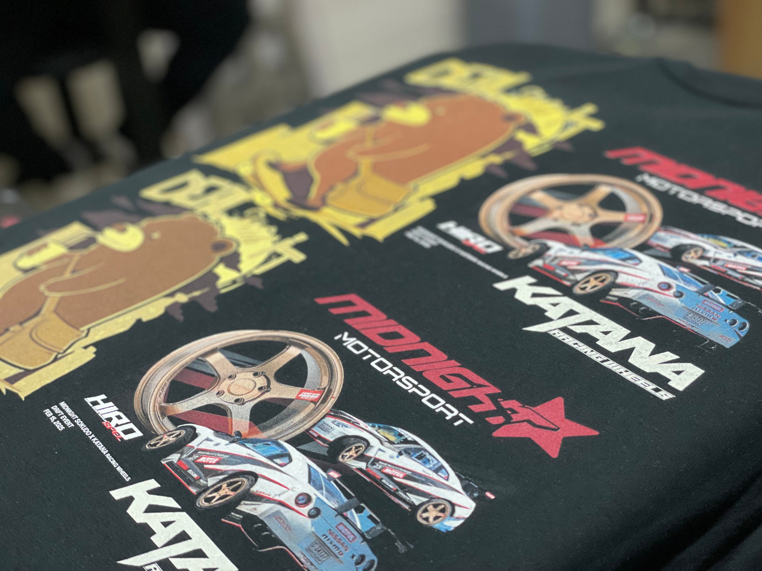 Full Color High Quality DTG Print on Black Gildan Softstyle Shirt