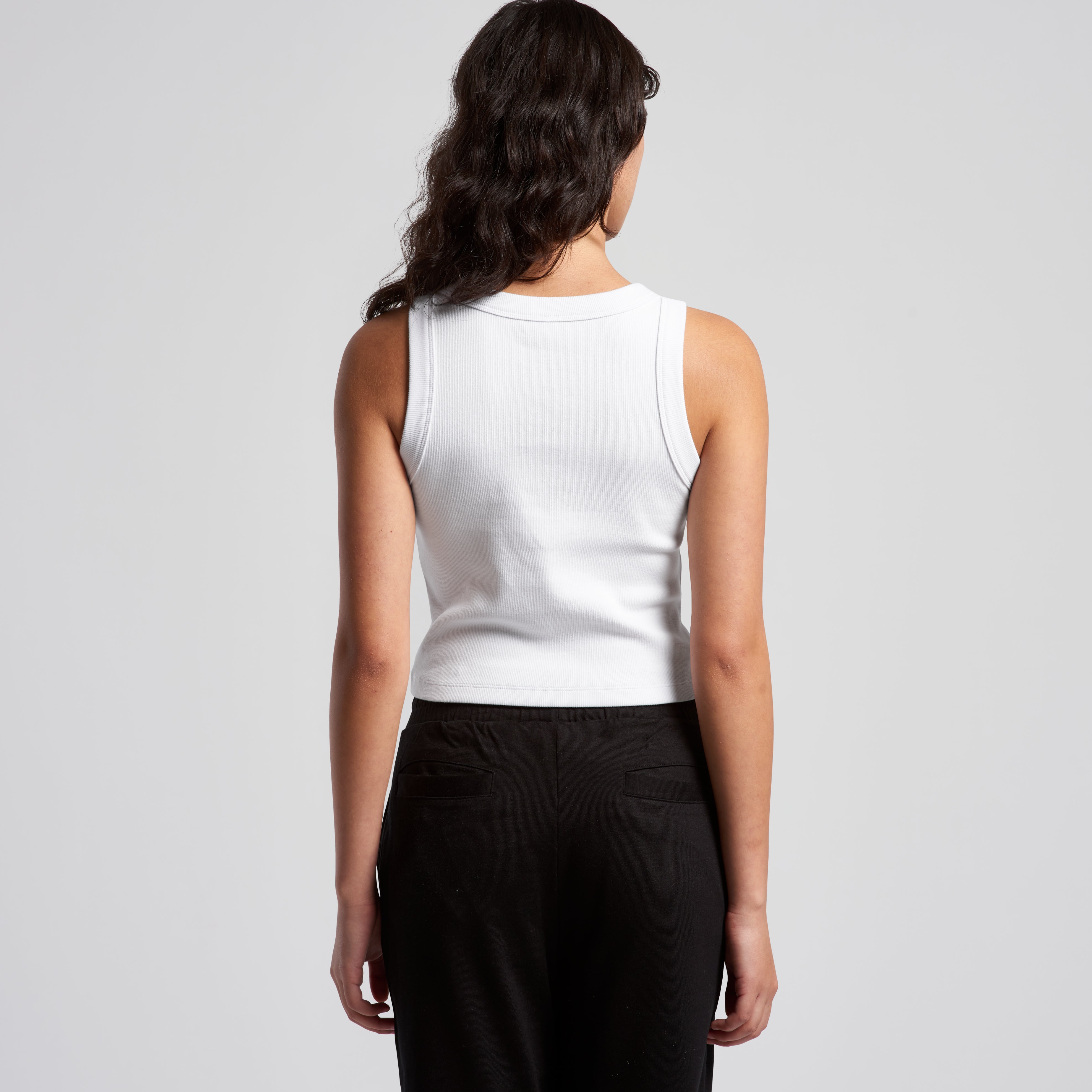 WO'S ORGANIC RIB CROP TANK