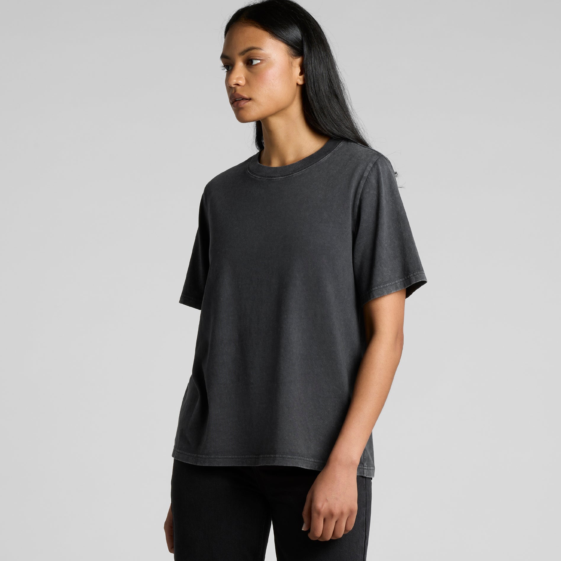 Wo's Stone Wash Heavy Tee