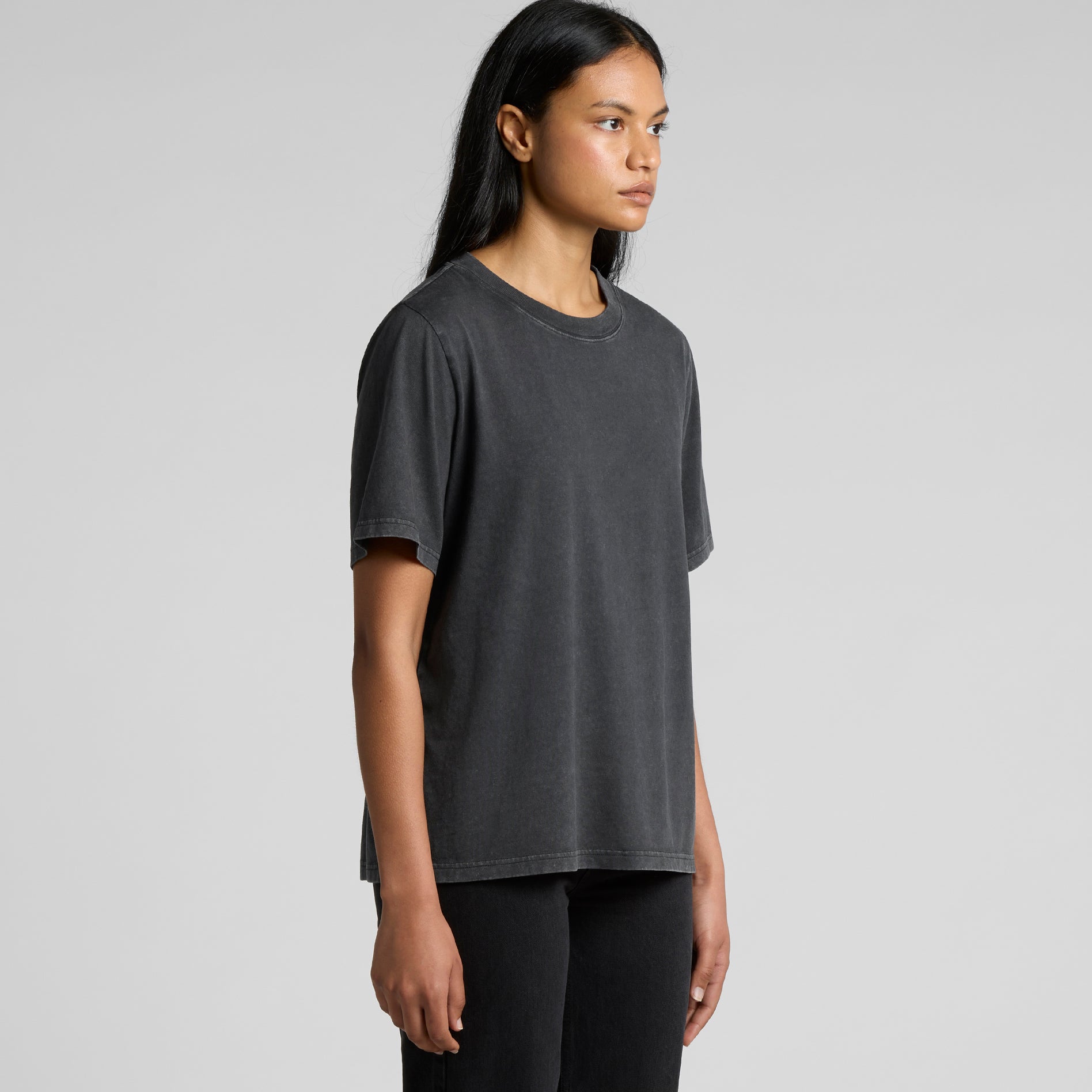Wo's Stone Wash Heavy Tee