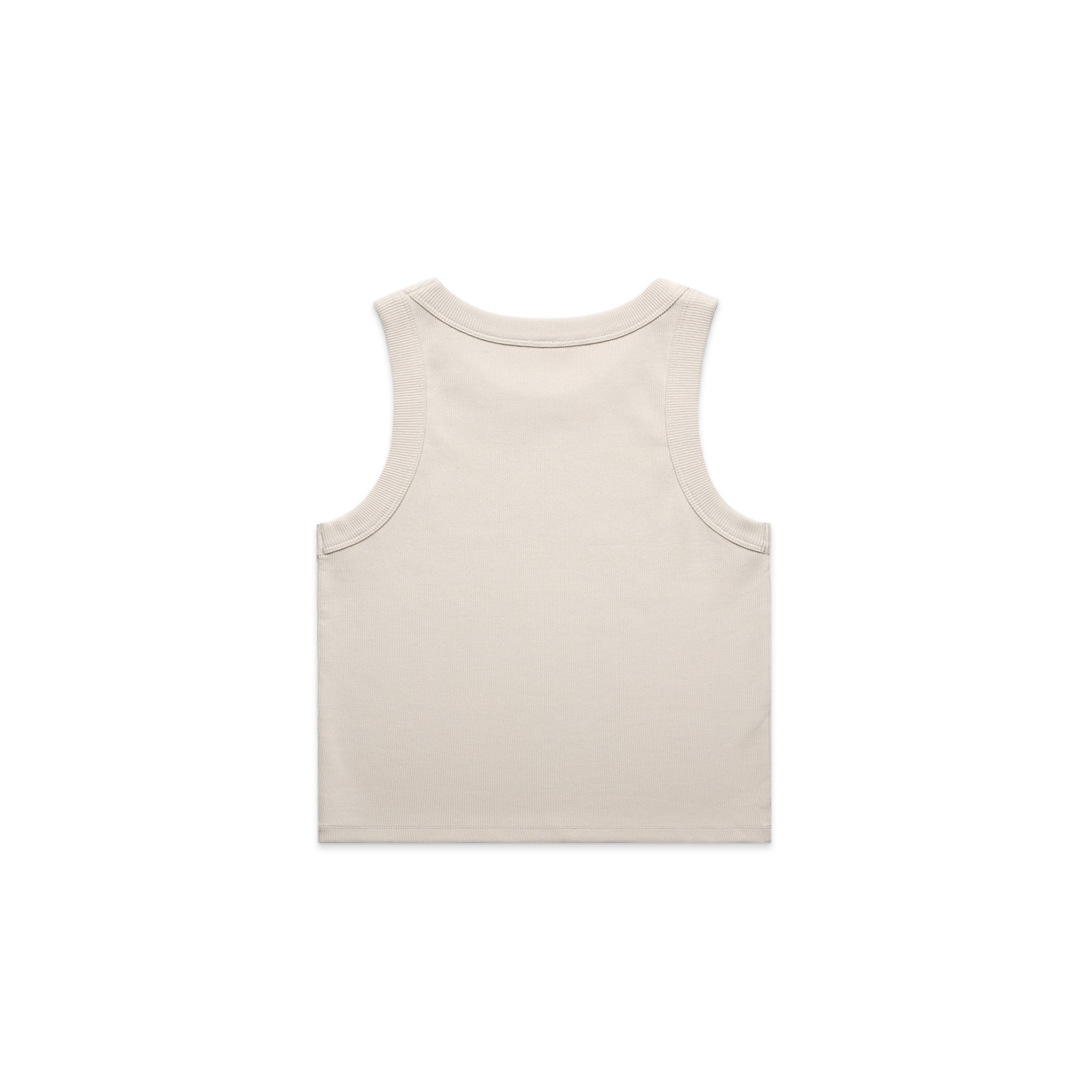WO'S ORGANIC RIB CROP TANK
