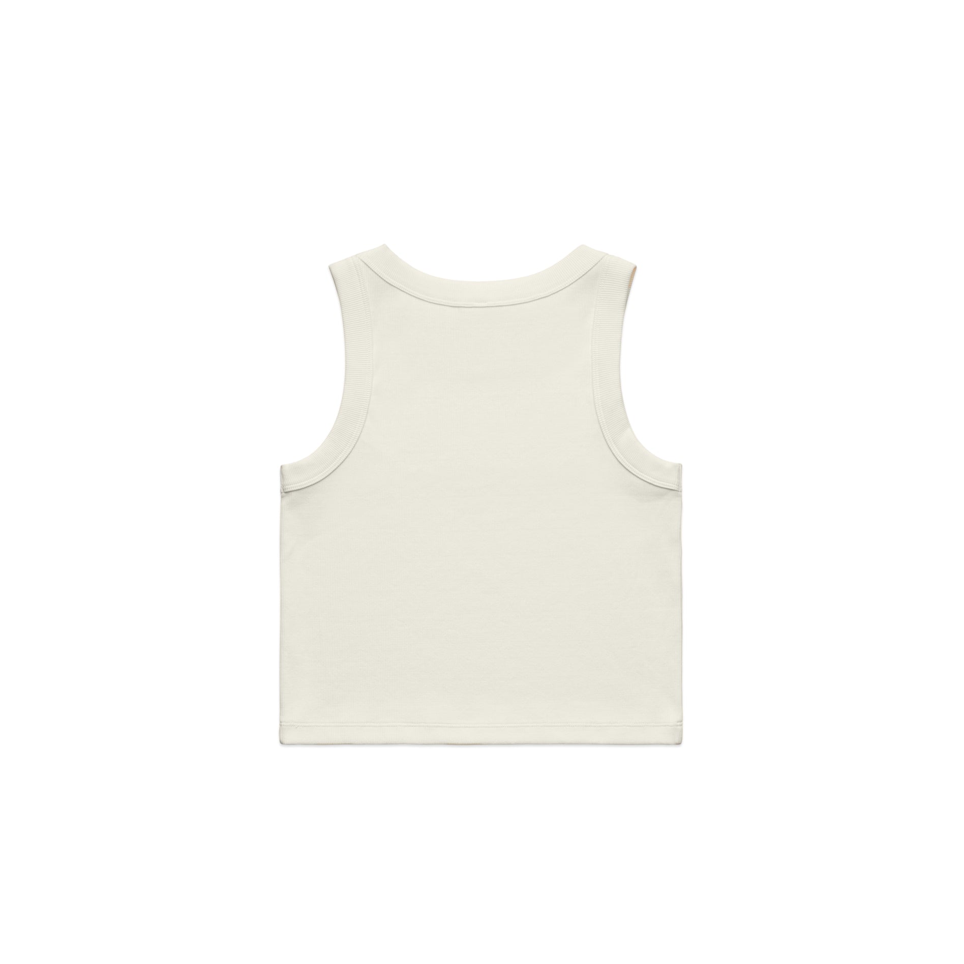 WO'S ORGANIC RIB CROP TANK