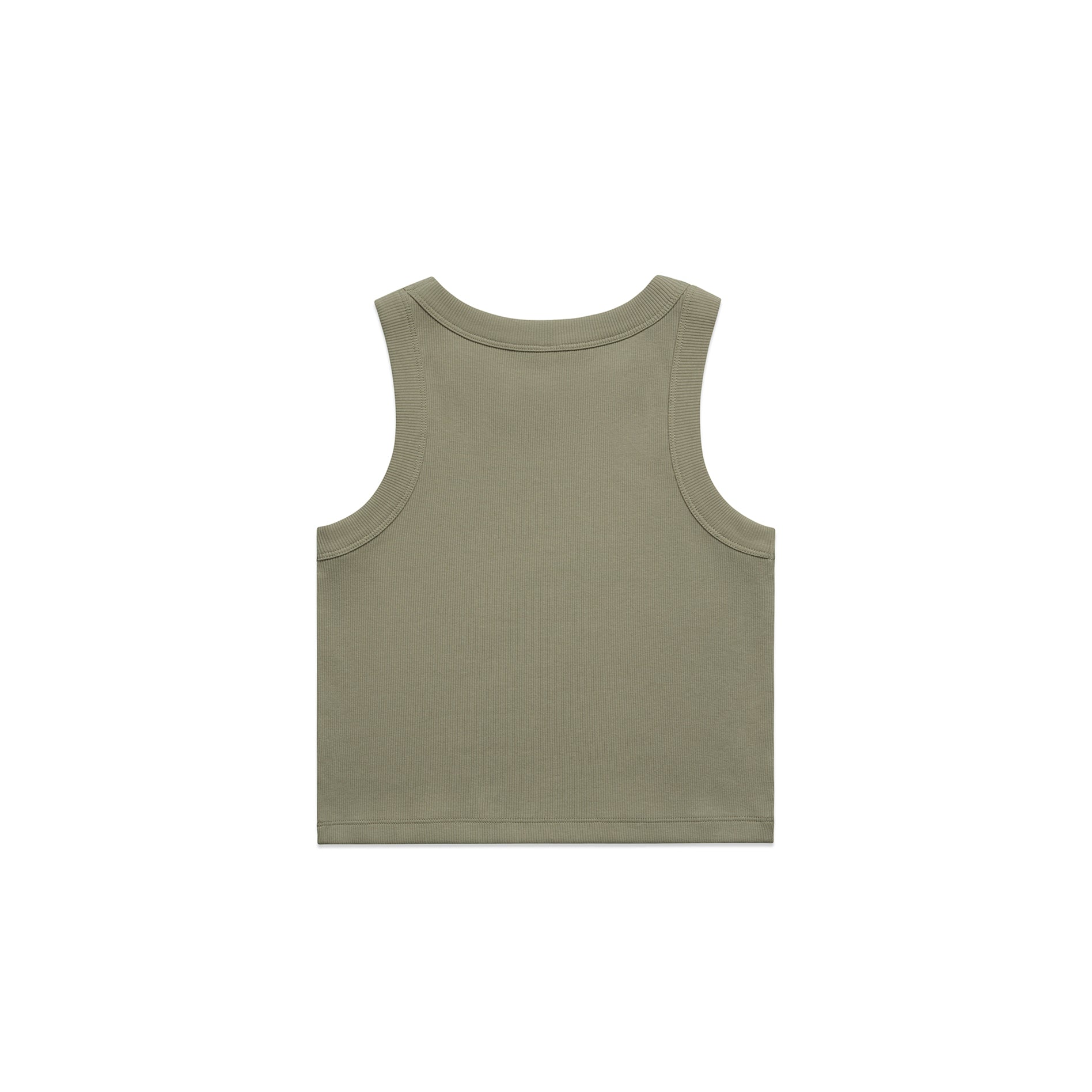 WO'S ORGANIC RIB CROP TANK