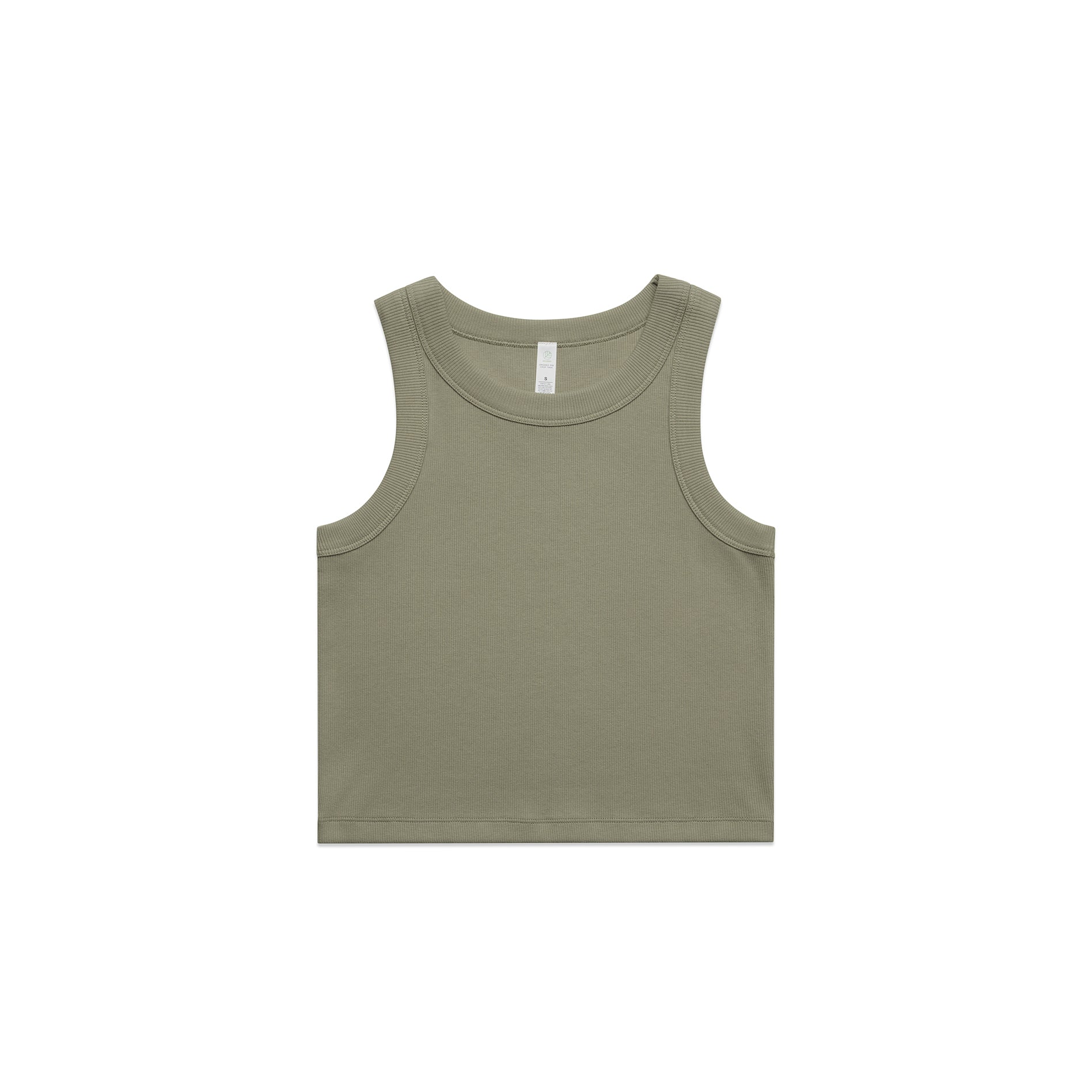 WO'S ORGANIC RIB CROP TANK