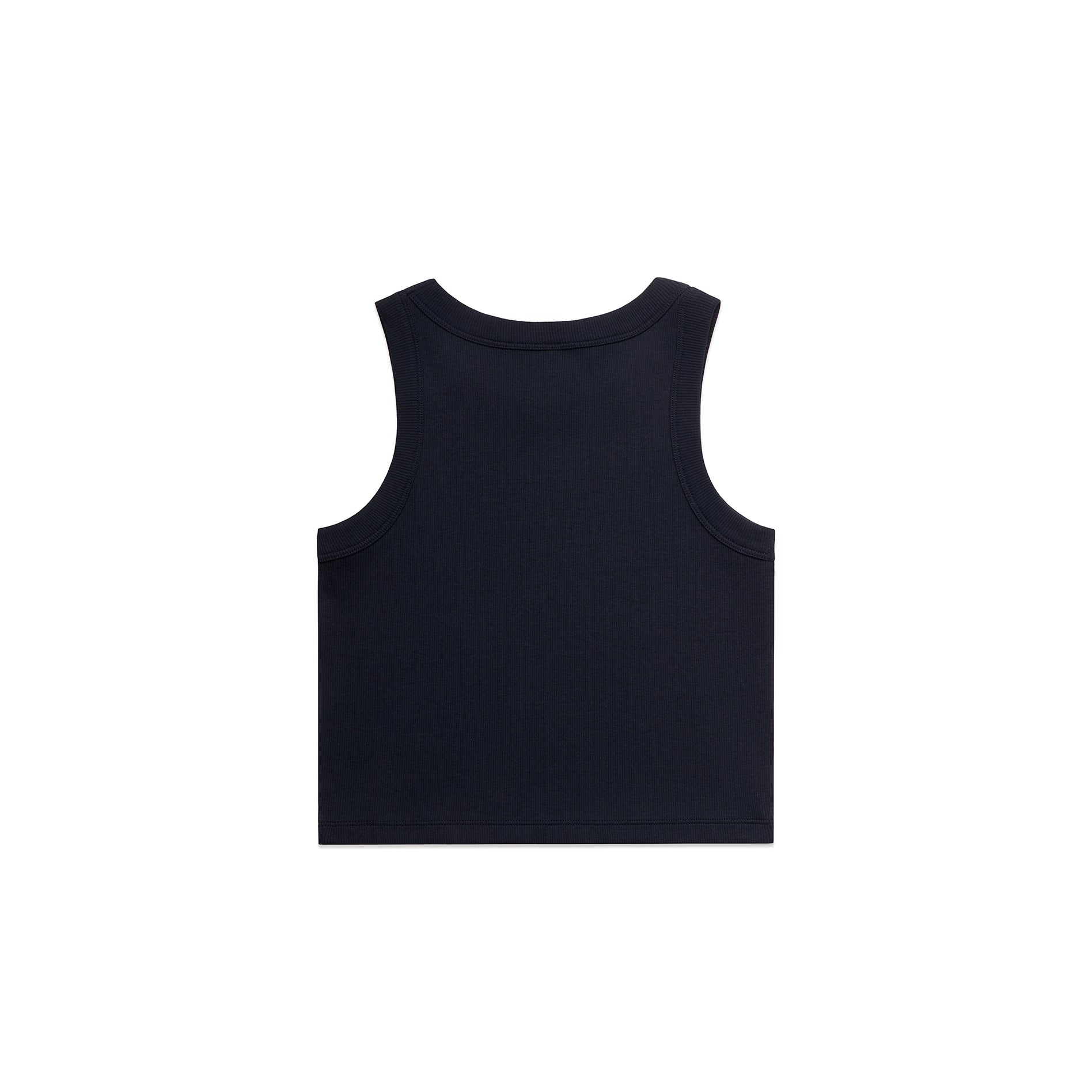 WO'S ORGANIC RIB CROP TANK