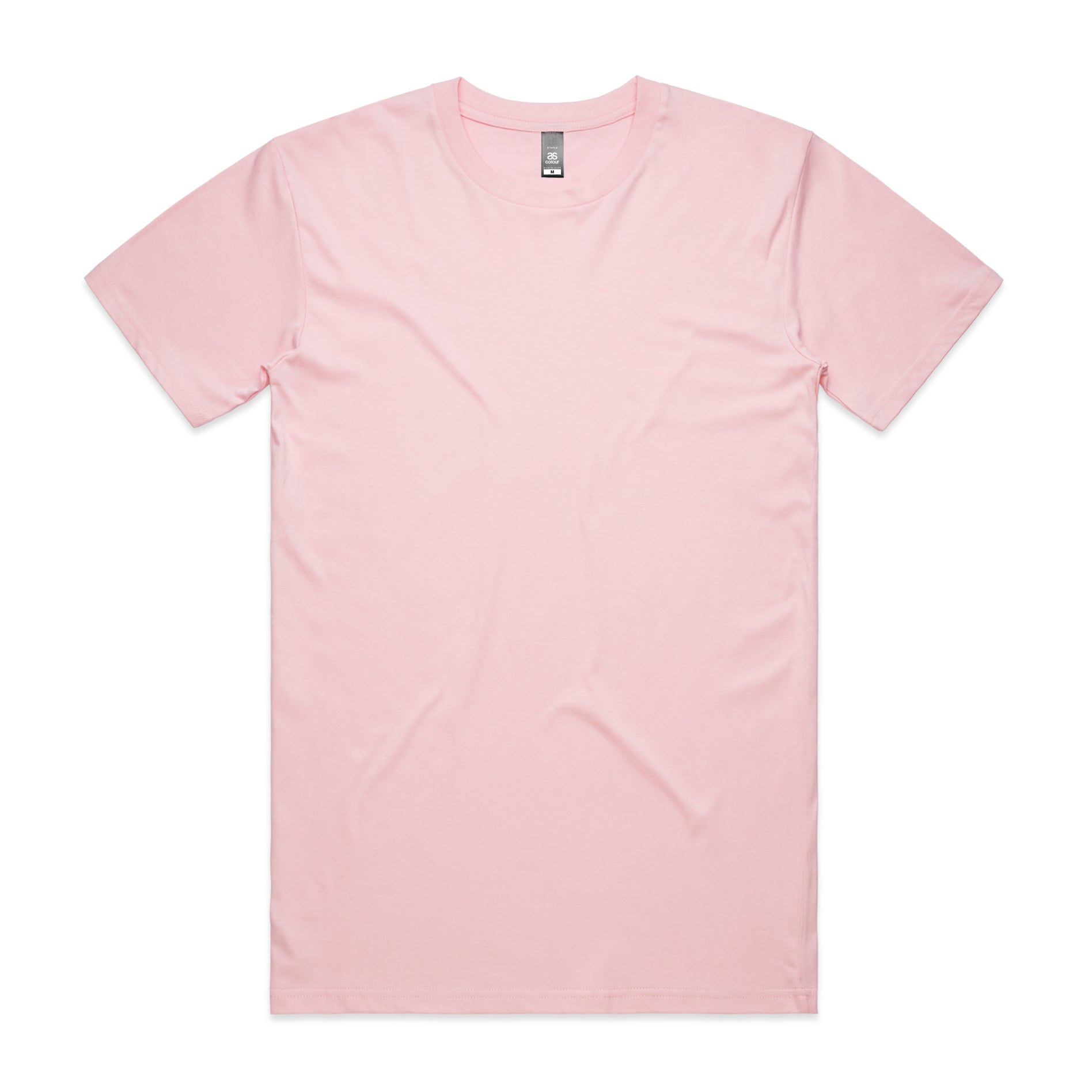 Customizable Unisex Staple Tee in Light Pink