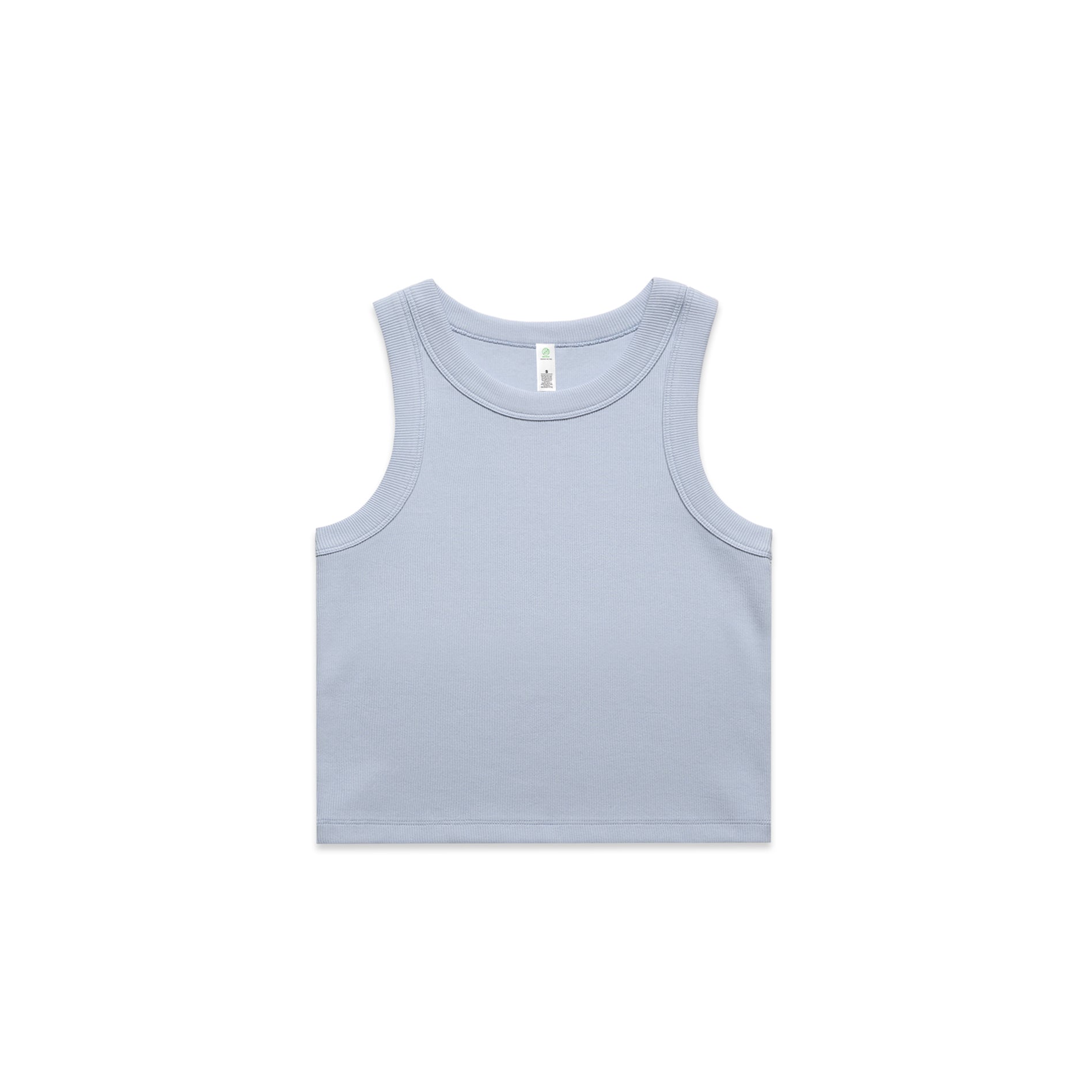 WO'S ORGANIC RIB CROP TANK