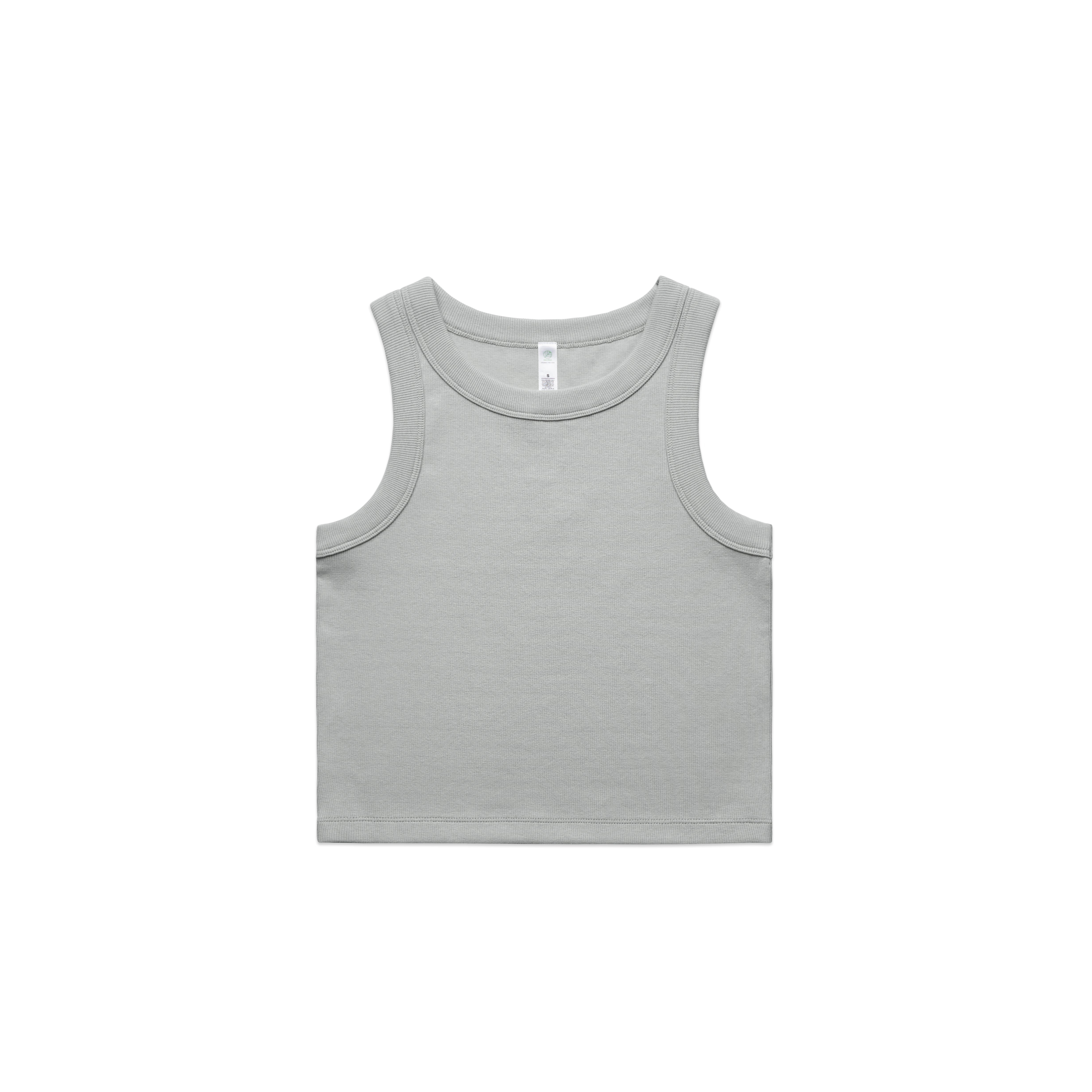 WO'S ORGANIC RIB CROP TANK
