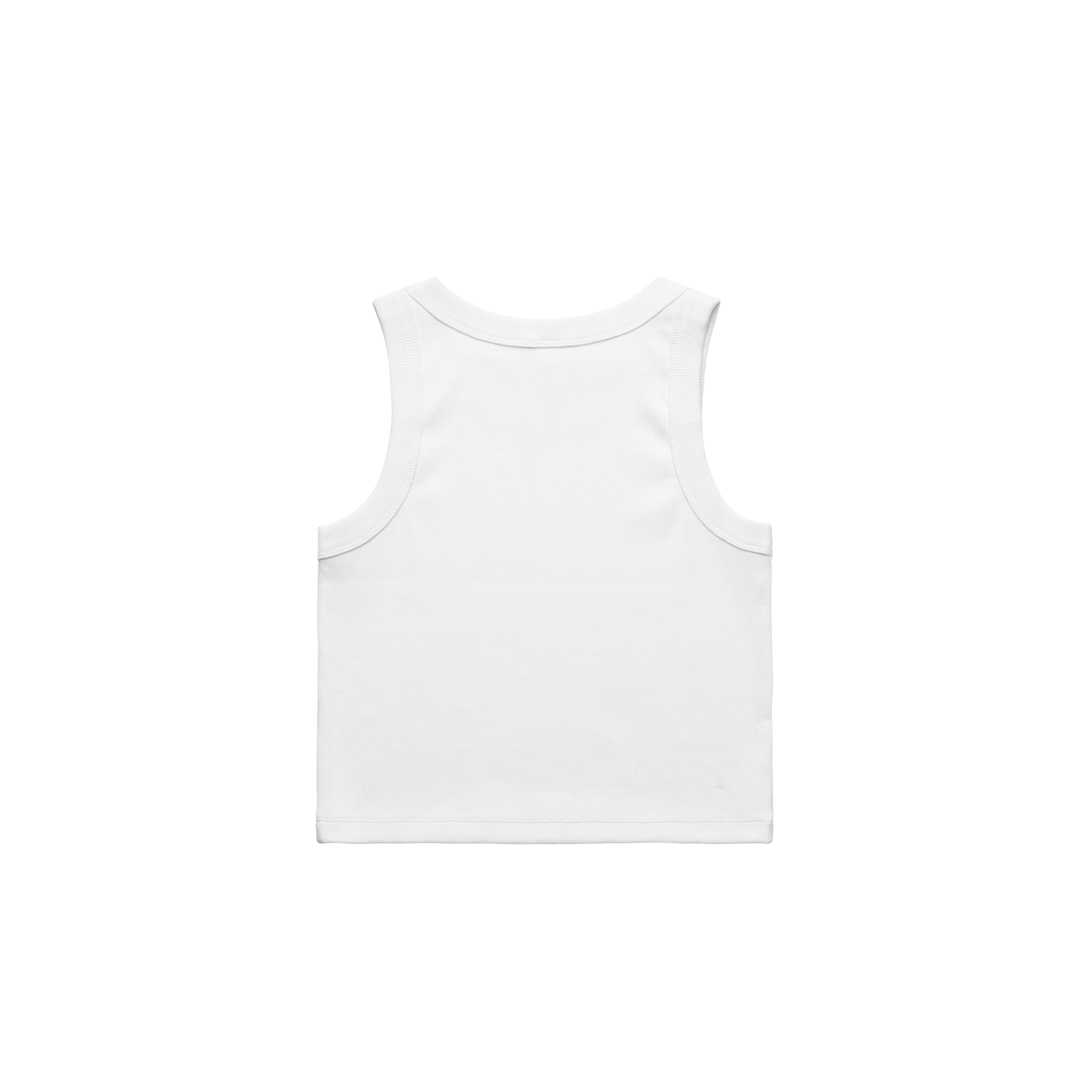 WO'S ORGANIC RIB CROP TANK