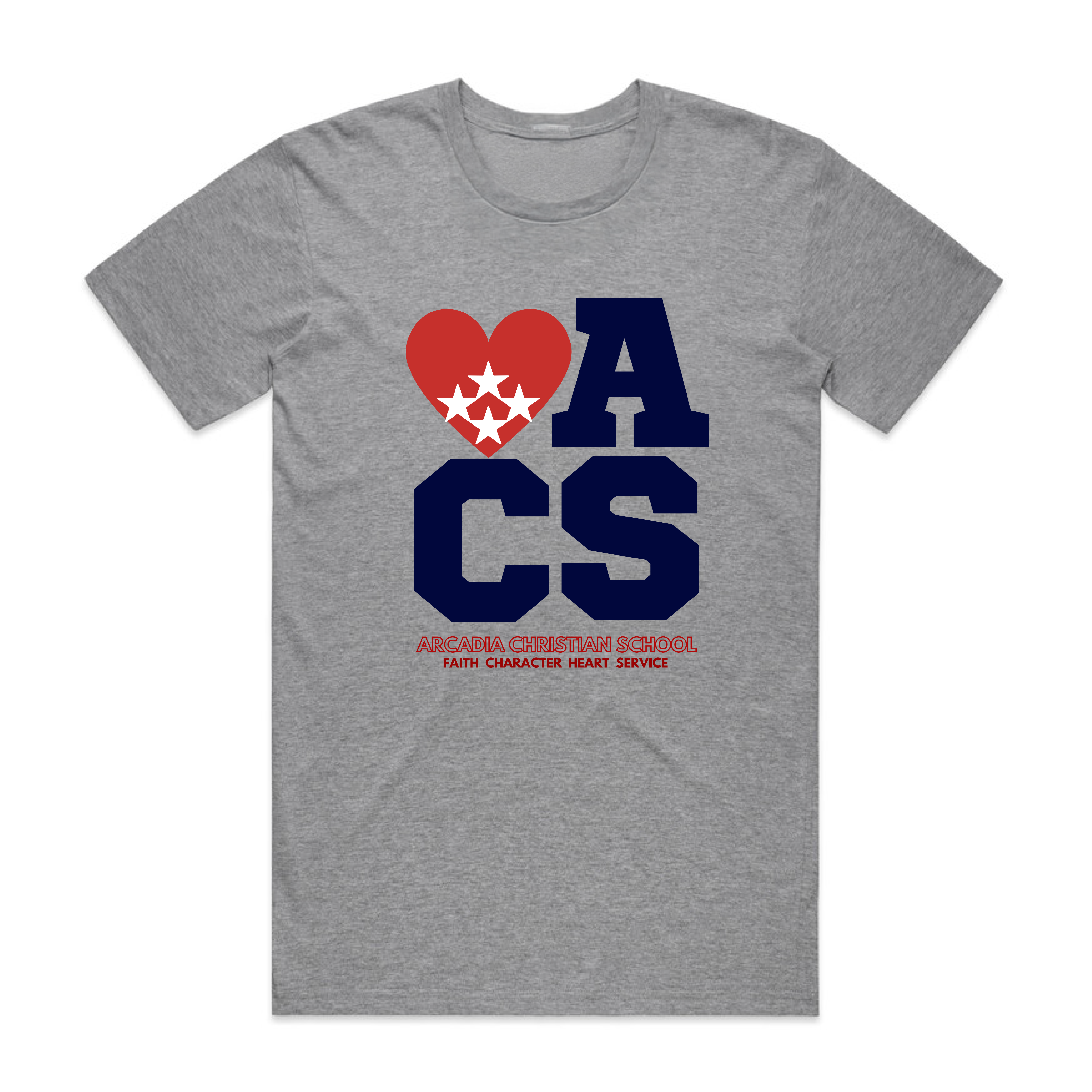 Heart Designs – Faith, Character, Heart, Service Shirt